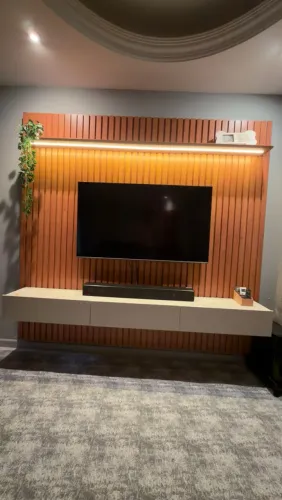 Painel ripado, estado de novo