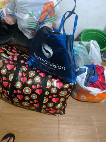 Doação de roupas e calçados