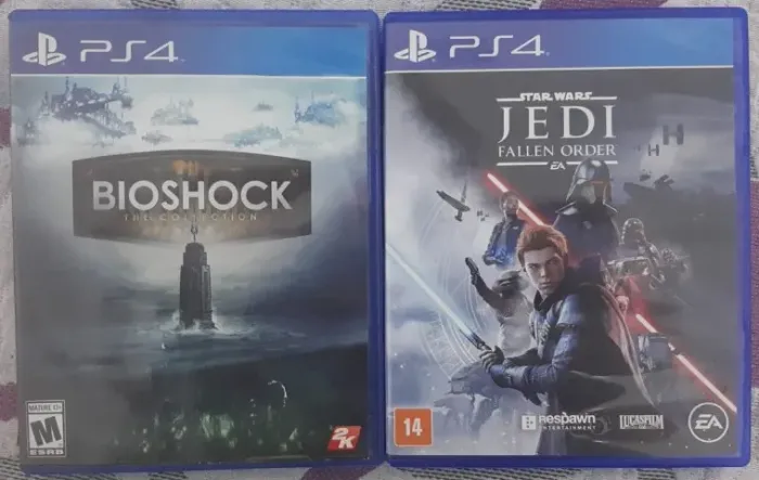 Bioshock (PS4) + Star Wars Jedi: Fallen Order (PS4) - SOMENTE VENDO OS DOIS JUNTOS