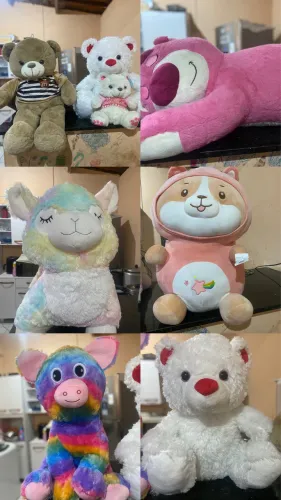 Vende-se pelúcia ante alérgica preços variados
