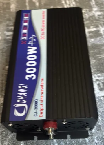 Inversor Onda Senoidal Pura 3000w/110v Mod. 12v 60hz + Itens