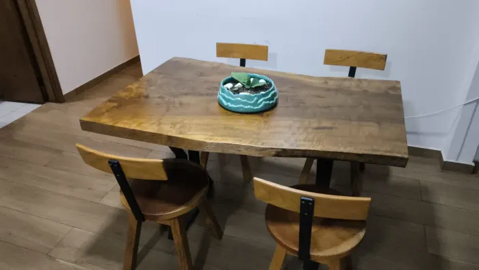 Mesa rústica 4 lugares