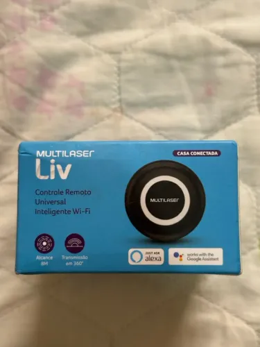 Controle Remoto Universal Wi-Fi Multilaser Liv Alexa Google Assistente
