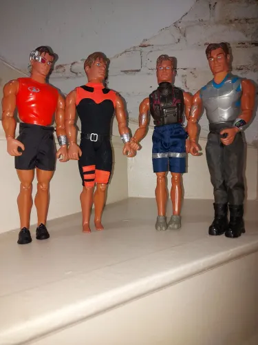 Lote de  Bonecos de Ação Max Steel
