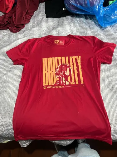 camiseta mortal kombat vermelha 2g