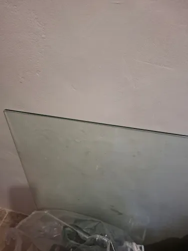 Mesa tampo de vidro 4 lugares