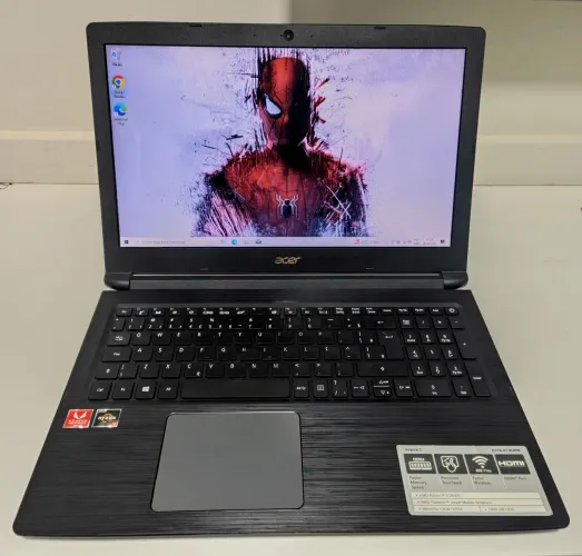 Notebook Acer gamer Ryzen 5 12gb ddr4 SSD 240gb placa de vídeo bateria Boa