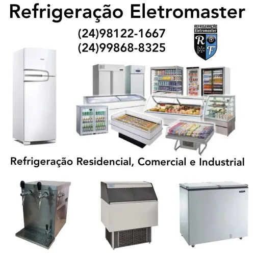 Conserto em Geladeira,Expositor,Cervejeira,Câmara frigorífica,Lava e seca, Maq. lavar,ar