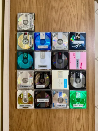 Lote De Md Minidisc 74 E 80 Min. (marcas Variadas) Gravados