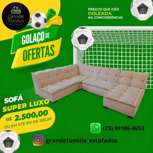Sofá Super Luxo