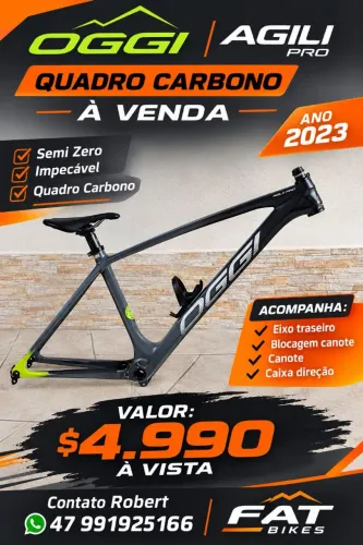 Quadro carbono Oggi Agili Pro tamanho 19 mano 2023
