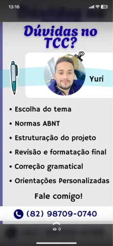Tcc de graduação e pós 