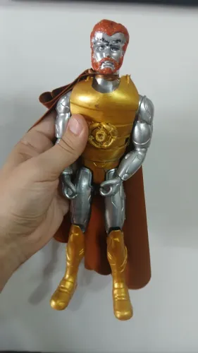 Boneco customizado max steel/ silver alien