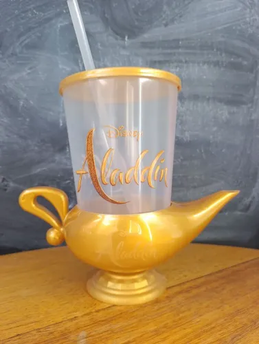 COPO LÂMPADA ALADDIN DISNEY CINEMARK 2019