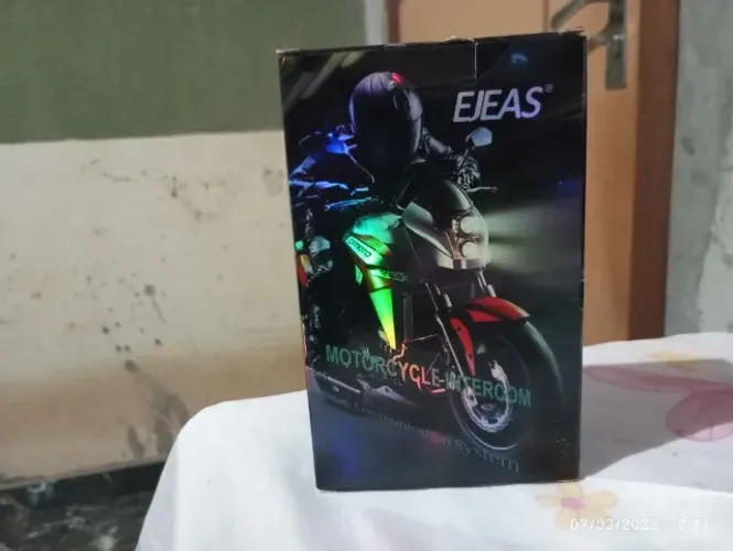 Intercomunicador Bluetooth EJEAS V6 Pro+ para capacete comunicação 6 riders