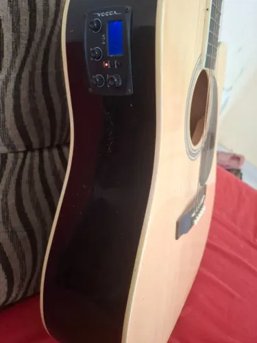 Violão vogga elétrico. Completo