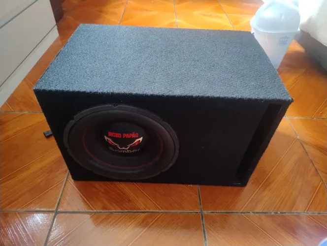 Caixa de som subwoofer 800w 400rms