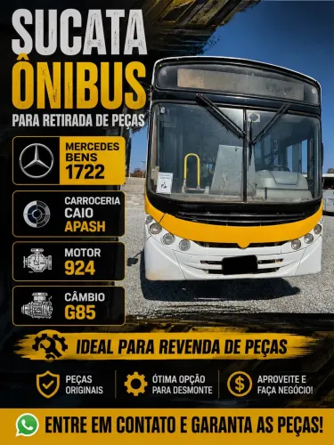 SUCATA ÔNIBUS 1722