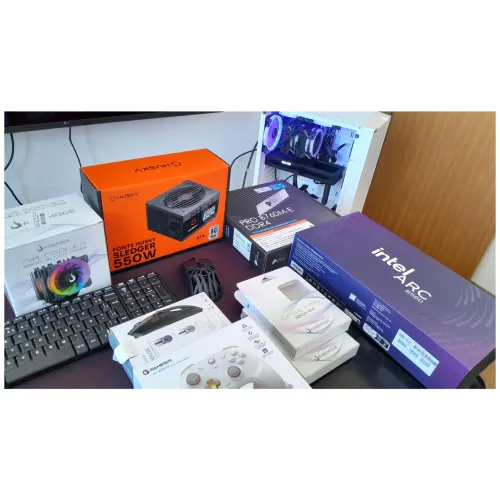 Pc Gamer - Arc B580 12GB, i3 13100F, 16GB RAM, SSD 480GB - Parcelo em 10x 380