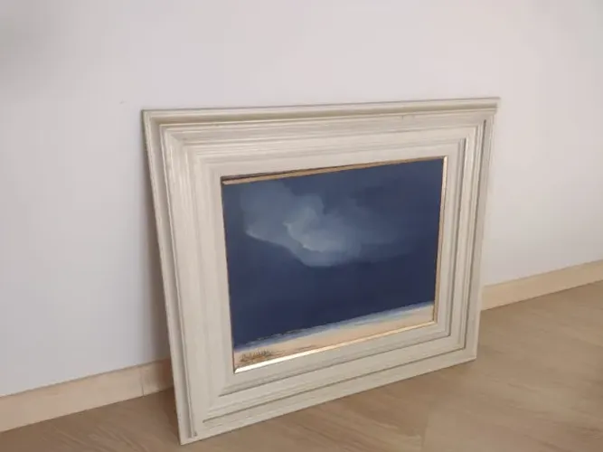 Quadro óleo sobre tela 74x64 cm