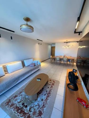 Apartamento Mobiliado para Aluguel | Ponta Verde | 120m² | Vista Mar | 4 Quartos | 3 Suíte