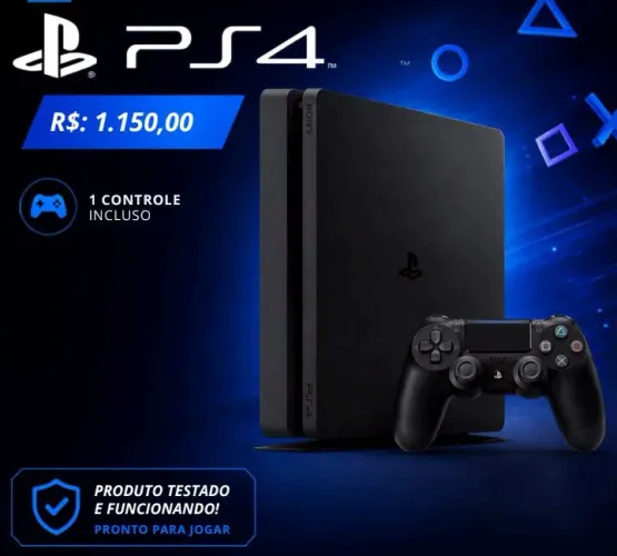 PS4 Slim + 1 controle