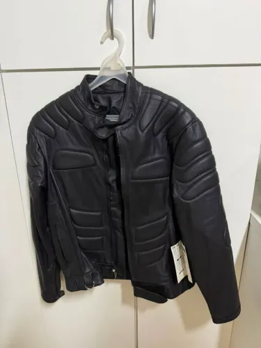 Casaco de couro masculino da Augustus Couros original tam: 48