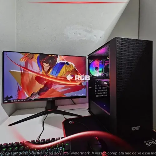 PC GAMER - Ryzen 5 2600 + GTX 1050 Ti 4GB + RAM 16GB + SSD 480GB 12X SEM JUROS