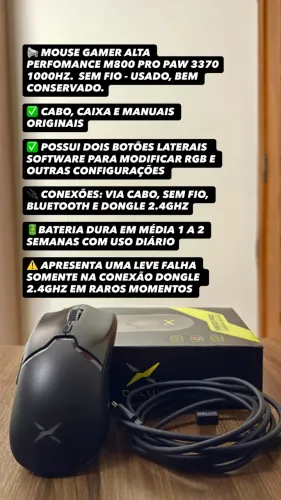 Mouse M800 PRO PAW 3370 
