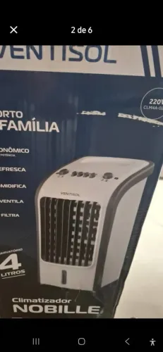 Climatizador mobile ventisol 4 litros 