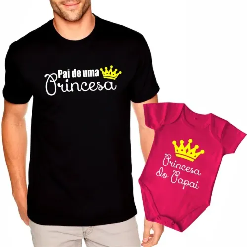 Camiseta dia dos pais/ Pai de Princesa