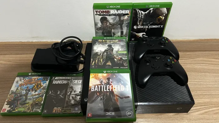 Xbox one fat com jogos