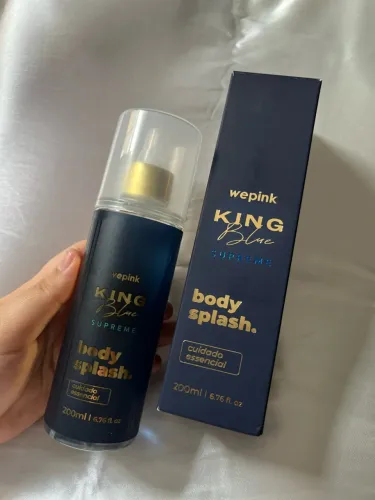 Body Splash King Blue Supreme Desodorante Colônia 200ml - Wepink