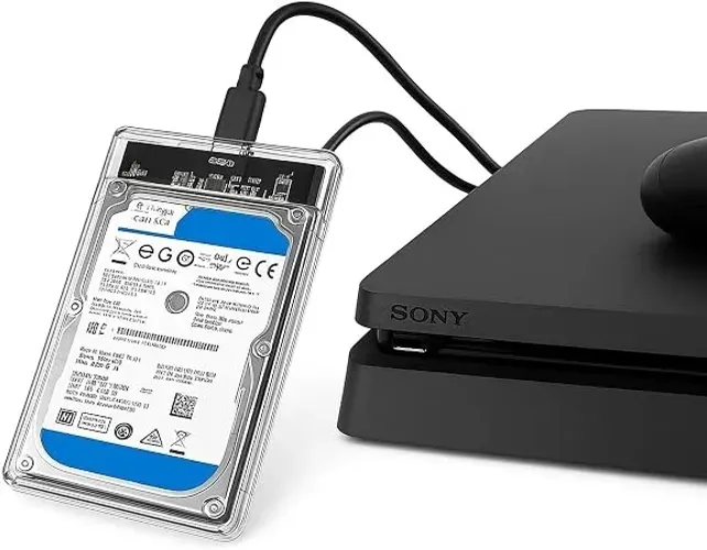 HD Externo 750GB Slim USB 3.0 SATA 2.5? Transparente - Portátil, Plug & Play,