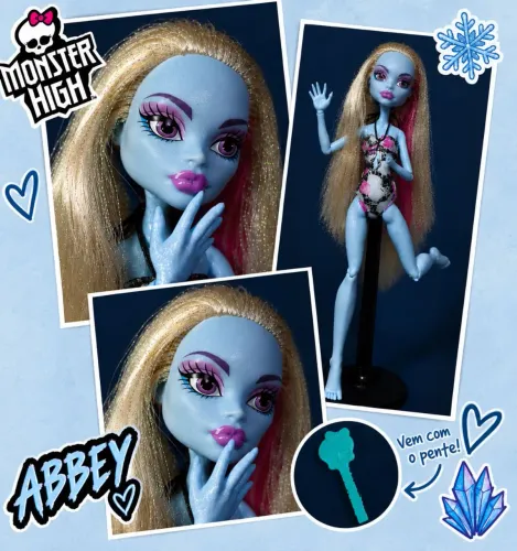 Abbey Bominable Skull Shores Boneca Monster High 