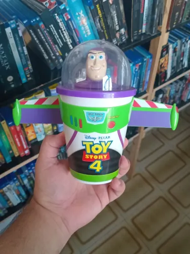 Copo Colecionável Buzz Lightyear - Toy Story 4 (Original Cinemark)