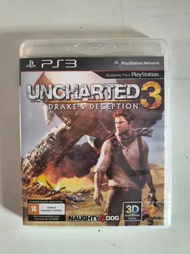 PS3 Uncharted 3 (como novo)