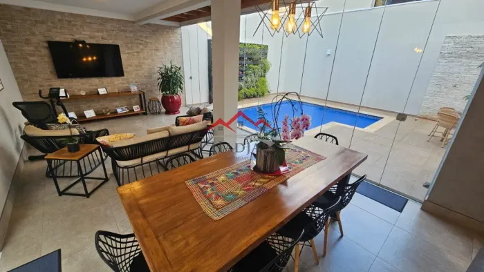 Casa para locação,com 3 suítes e piscina, no Bosque dos Jatobás - Jundiaí