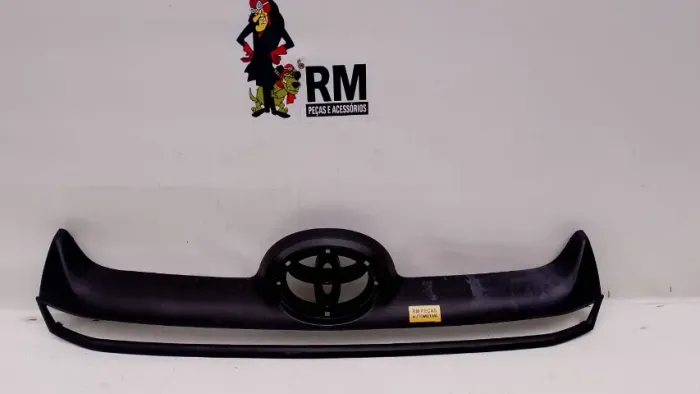 Grade Central Radiador Dianteira Hilux 2008 A 2013 Preto Preto Fosco