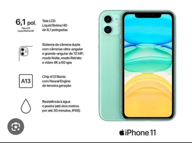 iPhone 11 128GB Verde - Conservado