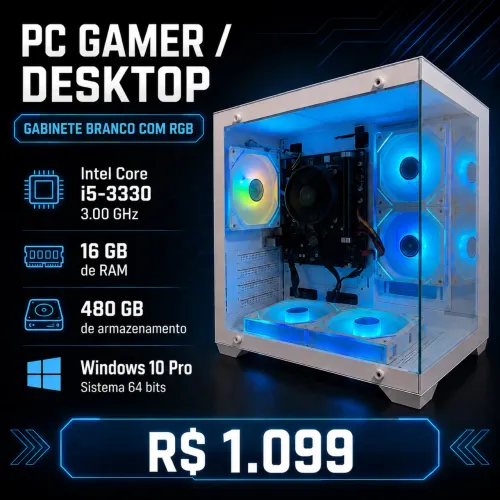 PC Gamer 16 GB de RAM - Core i5