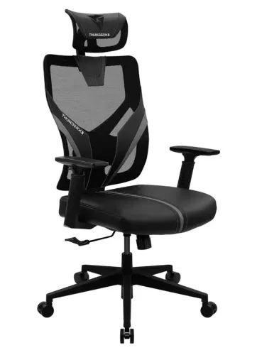 Cadeira Ergonômica Nova - ThunderX3, Cadeira Ergonomic, YAMA1BK, Preto