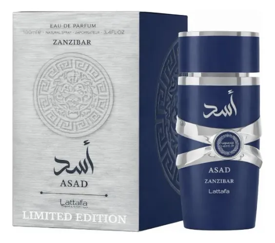 Perfume Arabe Lattafa Asad Zanzibar Limited 100ml