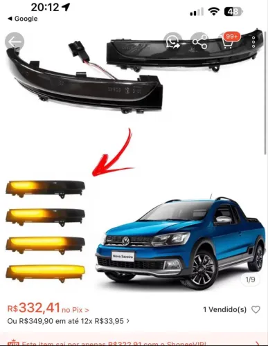 Seta sequencial volks