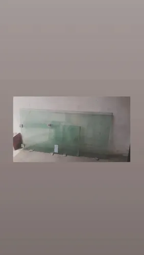 Porta de vidro fixa + 2 janela