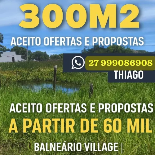 Praias Poucas Unidades! Lotes Escriturados no Balneário Village, pego veículos, nascentes