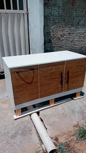 Balcão com suporte para cooktop!