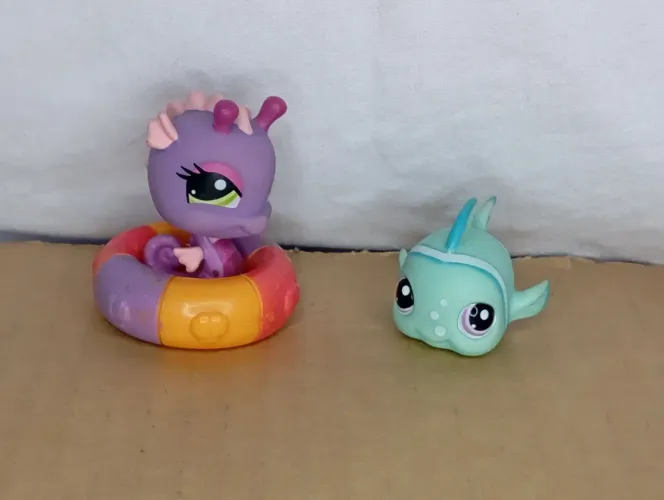 Peixinho e cavalo marinho Littles Pet shop