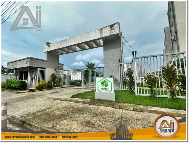 Apartamento com 2 dormitórios para alugar, 45 m² - Cajazeiras - Fortaleza/CE