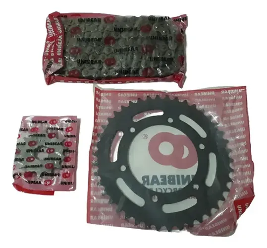 Kit Relação Ninja 300 Unibear C/ Retentor Cinza-escuro